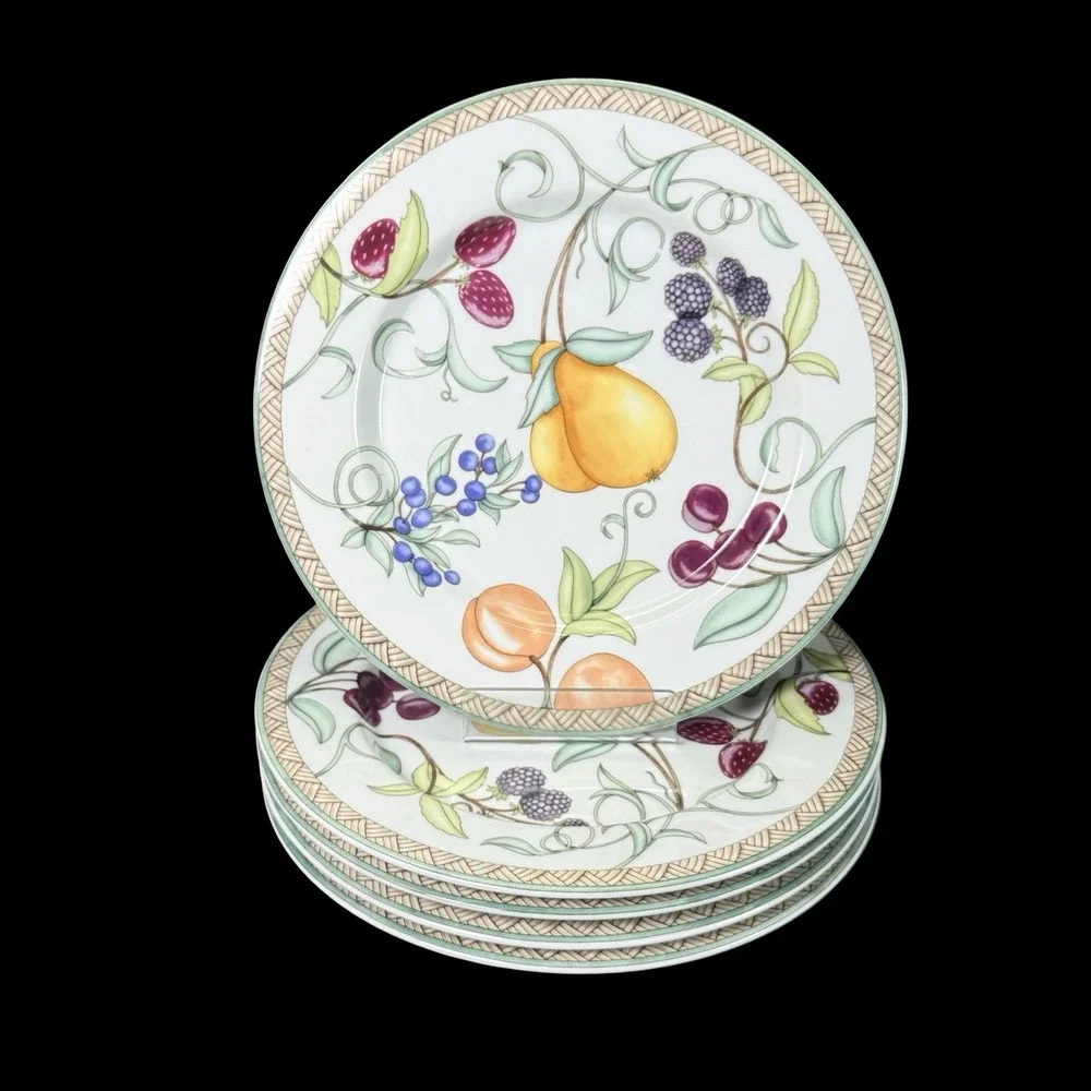 Dansk Umbrian Fruits Salad Plates Set‎ of 4 Portugal
